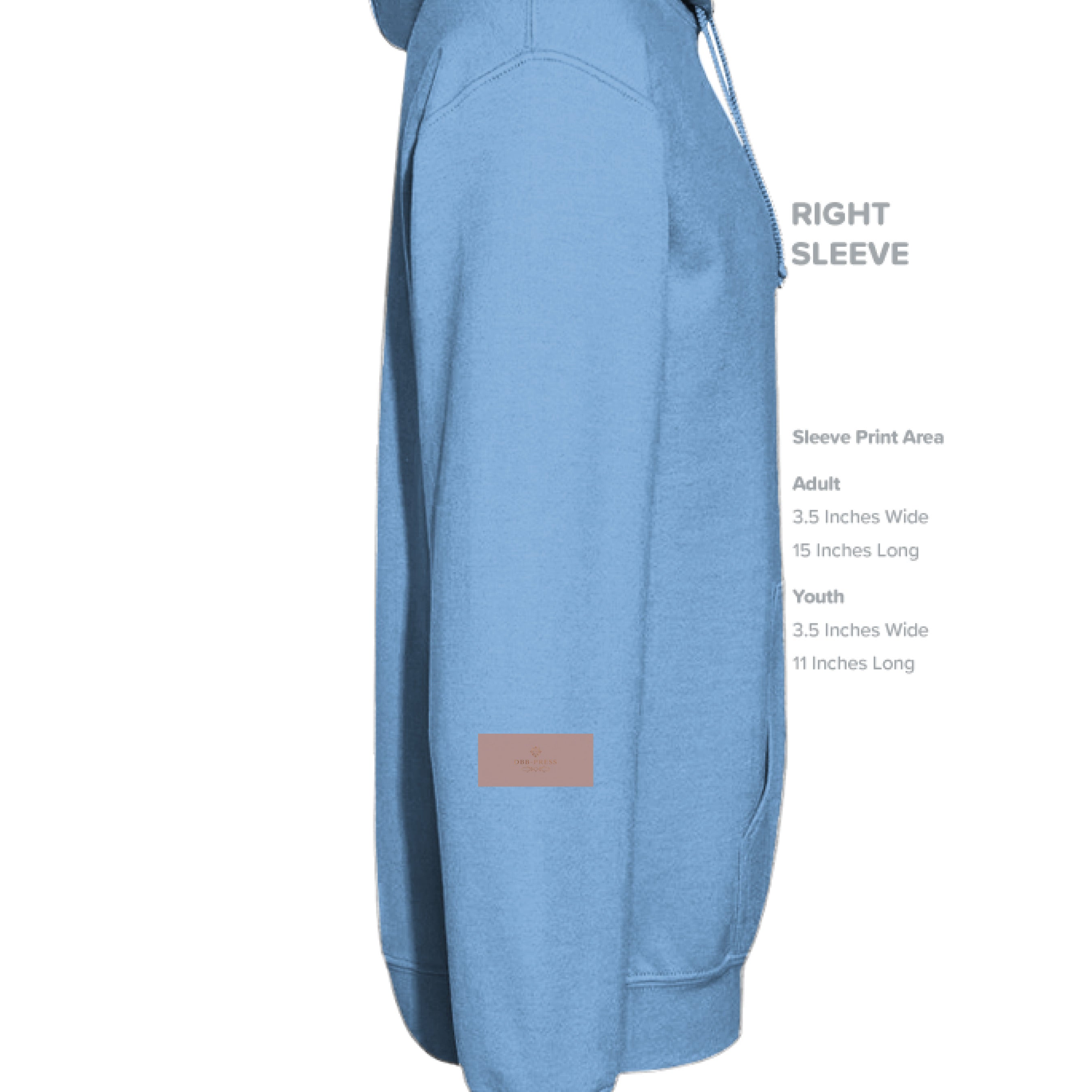 CAROLINA BLUE - SLEEVE_RIGHT